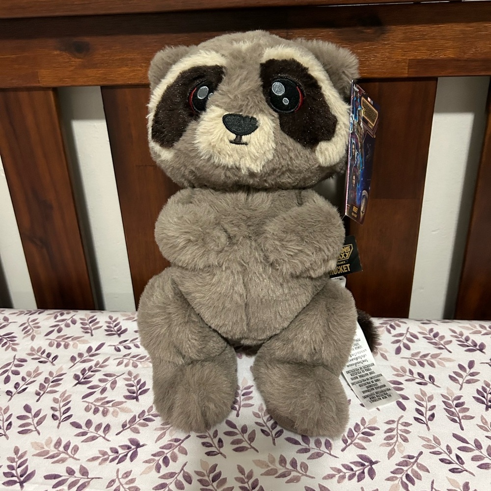 Disney Parks Rocket Racoon Marvel Guardians of the Galaxy 3 Plush